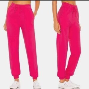 Frankie’s Bikinis Joggers Frank Oversized Sweatpants Pink Size Medium